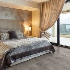 Coretec flooring of bedroom | Family Floors