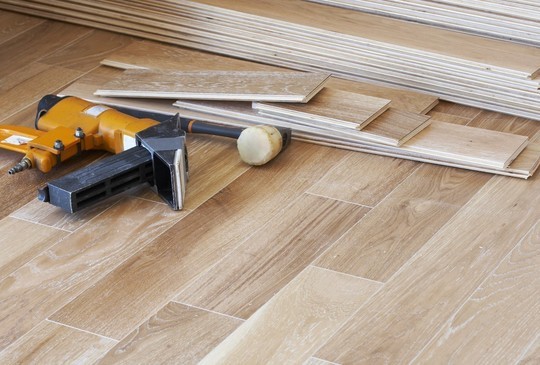 Hardwood before installation | Family Floors