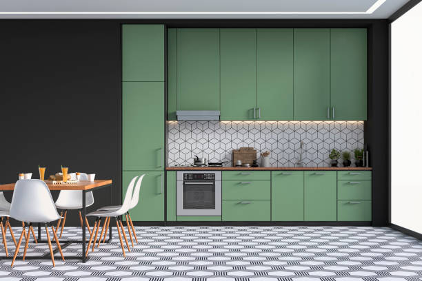Green cabinets | Family Floors